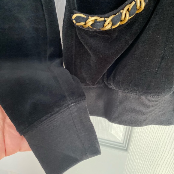 JUICY COUTURE CHIC VELOUR TRACK HOODIE JACKET - Picture 6 of 10